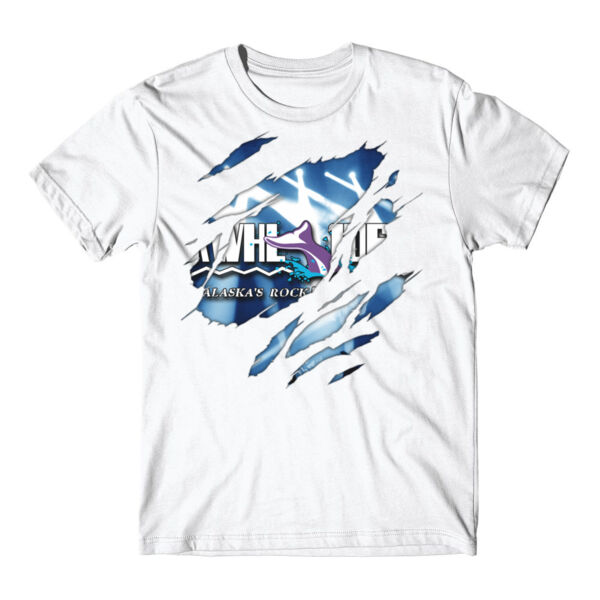 KWHL RIPPED - S/S TEE - WHITE Thumbnail